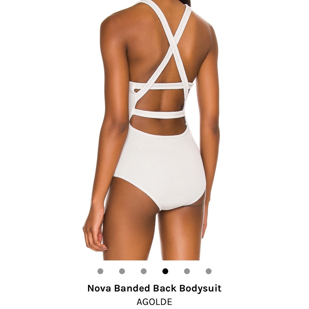 AGOLDE Nove Banded Back Bodysuit